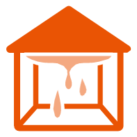 水ぬれ、外部からの物体の衝突など